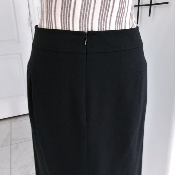 bcbgMaxAzria Jet Black Pencil Skirt Size 2 Above or At Knee - Picture 7 of 12